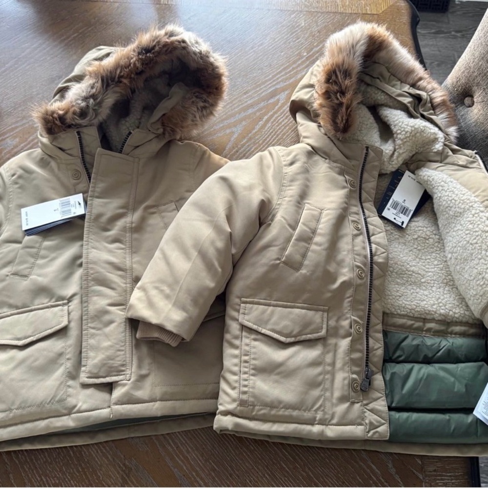 Polo Ralph Lauren size 3 coats set both new